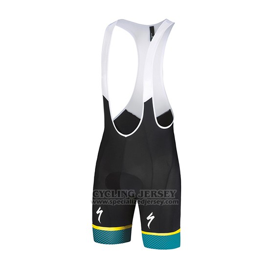 Men's Specialized RBX Comp Cycling Jersey Bib Short 2018 Black Yellow Blue